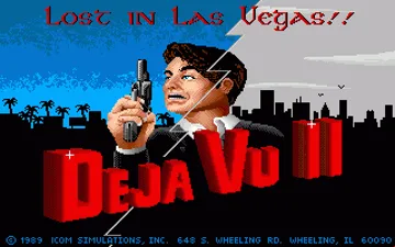 Deja Vu II - Lost in Las Vegas!! screen shot title